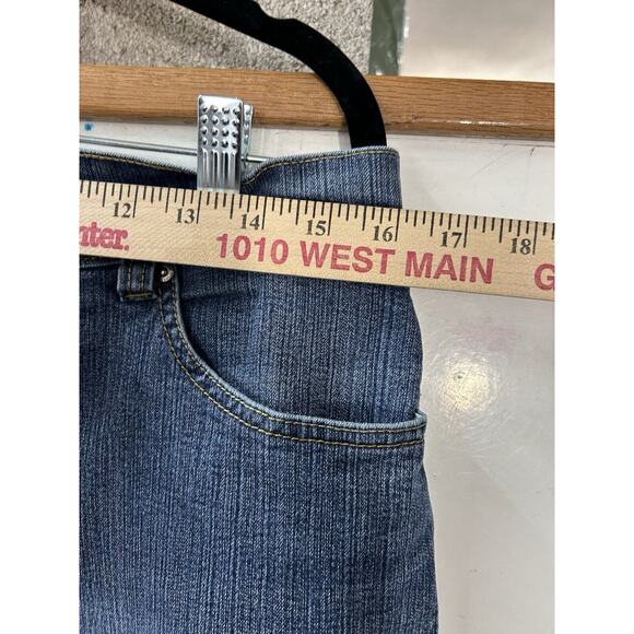 Gloria Vanderbilt Womens Size 12 Dark Wash Short Jeans - Picture 10 of 13